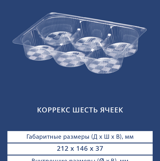 4216 - Коррекс шесть ячеек